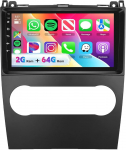 Autoradio 2G + 64G Android 15 Mercedes Benz B200 A B-klassi W169 A160 A180 A200 A220 2009-2012, 9-tolline HD 2.5D puuteekraan koos juhtmevaba Carplay Android auto GPS WiFi USB Bluetooth FM RDSiga