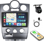 Android 15 4+128G autoraadio Renault Megane 2 2002-2008 9-tollise Incell puuteekraaniga, autoraadio 2DIN traadita Carplay Android autoga, FM/RDS raadio BT GPS WiFi tagurduskaamera + mikrofon
