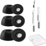 Adhiper Asendusk&otilde;rvaklapid Airpods Pro 3 m&uuml;rav&auml;hendusavadega, 3 paari m&auml;luvaht-k&otilde;rvaklappe koos kaasaskantava hoiukarbiga ja sobib laadimiskohvriga (S / M / L)