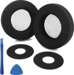 AKG Q701/K601/K701/K702/K612 Pro/K712 Pro, k&otilde;rvapadjad pehme m&auml;luvahuga ja hingava v&otilde;rkpinnaga, k&otilde;rvapadjad, k&otilde;rvaklappide asendamine suure tihedusega m&uuml;raisolatsiooniga (must)