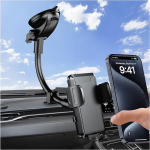 JNNJ mobiiltelefoni hoidja auto, reguleeritav 360 kraadi p&ouml;&ouml;ratav reguleeritav stendiga auto mobiiltelefoni hoidja, universaalne auto telefoni hoidja k&otilde;ikidele mobiiltelefonidele (pikk / hall)