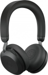 Jabra Evolve2 75 traadita PC-kuuldeaparaat 8 mikrofoni tehnoloogiaga - kaasaegse aktiivse m&uuml;rasummutusega kahe vahuga stereok&otilde;rvaklapid, USB-C Bluetooth adapter ja UC &uuml;hilduvus - mustas toonis