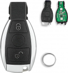 433 MHz FSK 2 nupuga kaugjuhtimispult Mercedes Benz A B C E G M R S CLK SLK Clases para Sprinter para Viano para Vito BGA koos v&otilde;tmehoidjaga