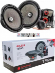 Komplekt Focal Access 165AS 1 2-Way komplekt 16,5 cm 165 mm 6,5 tolli l&auml;bim&otilde;&otilde;t 60 Watt RMS 120 Watt Max 4 Ohm 91,3 dB 2 Woofers 2 Tweeters 2 Crossover Paaride komplekt + 5 tasuta kleebistikku