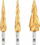 DEWALT DWA1790IR 3-Piece IMPACT READY Step Drill Bit Set