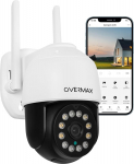 Overmax CAMSPOT 4.95 QHD 4MPx Outdoor PTZ Camera, Colour Night Mode, 60 m Rotating Camera, 355&deg;/90&deg;, Viewing Angle 100&deg; Motion Detection Alarm, Two-Way Audio, Automatic Tracking, Outdoor