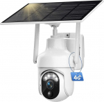 Geekee 4G LTE v&auml;livalvekaamera SIM-kaardiga, 355&deg;/95&deg; p&ouml;&ouml;rlev PTZ juhtmevaba p&auml;ikesekaamera ilma WLANita v&auml;ljas 2K v&auml;rvilise &ouml;&ouml;n&auml;gemisega v&auml;likaamera PIR tuvastamine 2-suunaline heli IP65