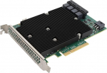 LSI 9300-16i SAS kontroller HBA kaart 12Gbps 16 SATA porti PCIe 3.0 8X HBA RAID kontroller kaart toetab kuni 1024 mitte-RAID ja SATA seadet, #611, minimaalne