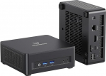 MINIS FORUM UM690L Slim Mini PC, AMD Ryzen 9 6900HX 8-tuumaline protsessor kuni 4,9 GHz, AMD Radeon 680M, 32GB LPDDR5 (pardal, kuni 6400MT/s)/1TB SSD, HDMI/USB4/DP, USB 3.2 x 2, WiFi 6E, BT5.2.