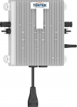 TENTEK 800 W WiFi Smart Solar Micro Inverter Tuuleenergia Inverter Micro Inverter p&auml;ikesepaneelide jaoks Grid Tie IP67 25-60 Vdc Sisend 220 Vac V&auml;ljund R&otilde;du Solar System (Tiger 800W2E1P-800W MicroInverter)
