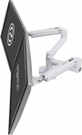 Ergotron 45-491-216 LX Dual Side-By-Side Arm alumiiniumist vastupidavast terasest kinnituskomplekt - valge