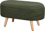 La Maison Large Boucle Ottoman Storage elutuba koridoripink Teddy eemaldatav kaane Stiilne praktiline jalatugi Pouf puidust jalad Salvei roheline suur pink