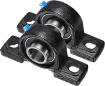 QUARKZMAN Pack of 2 UCP206-19 Pillow Block Bearings 1-3/16 Inch Bore Bearing Housing Valuraua &auml;&auml;rikuga laagrikorpus