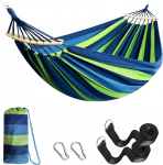 ANYOO Hammock Garden vastupidav v&otilde;rkkiik eemaldatava puidust pole, kaasaskantav mugav Rod Hammock koos v&ouml;&ouml;ga tarvikud Carry kott Indoor / Outdoor Patio Garden Beach