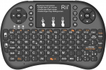 Rii Mini i8+ V2 Wireless + OTG kaabel F1 - taustavalgustusega klaviatuur koos puuteplaadi ja sisse/v&auml;lja l&uuml;litusnupuga Amazon Fire TV, Smart TV, TV Box, PC, Playstation, Xbox, arvuti jaoks