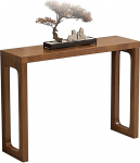 Beistelltisch aus Massivholz, Konsolentisch Schmal, Sofatisch Flurtisch f&uuml;r Flur, Wohnzimmer und Schlafzimmer, Einfache Montage(Brown,80 * 30 * 85cm/31.5 * 11.8 * 33.5in)