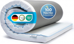 Madratsitopper 140 x 200 cm - Taevalik uni t&auml;nu 7 tsoonilisele geels&uuml;steemile H2 H3 - Premium Memory Foam madratsitopper voodile ja Box Spring voodile