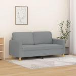 2-kohaline diivan Kahekohaline diivan Diivan Lounge diivan Pehmendusega diivan Relax diivan K&uuml;lalissuvila Diivan Elutuppa Magamistoale K&uuml;lalistetuppa Helehall 140 cm Kangas