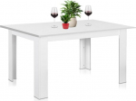Shally Dogan pikendatav s&ouml;&ouml;gilaud valge 90 x 60 cm kuni 20 x 60 cm kaasaegse disainiga pikendatav ruumi s&auml;&auml;stev ideaalne s&ouml;&ouml;gitoa elutoa k&ouml;&ouml;gi sisekujundusse (valge)