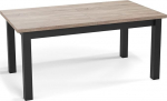 WFL GROUP Modernne piklik pikendatav s&ouml;&ouml;gilaud - Ruumis&auml;&auml;stlik - Mustad puidust jalad - 120 kuni 160 cm - Valmistatud ELis - 120 x 67 cm - Sonoma tammepuu
