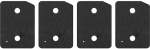 4er-Set W&auml;schetrockner-Aufs&auml;tze f&uuml;r Miele T1 9164761 W&auml;rmepumpentrockner, 207 x 157 x 30 mm