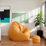 Bean Bag Case Velour Washable Zip Stretch ilma t&auml;idiseta t&auml;iskasvanutele ja teismelistele Gaming Living Room Office, F, 110 x 120 cm