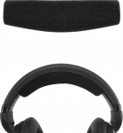 Geekria Veluurist k&otilde;rvaklapi pad, mis &uuml;hildub Sennheiser HD598 HD598SE HD598CS HD595 HD569 HD559 HD558 HD555 HD518 HD515 Game ONE PC360 PC373D peakomplektide padjakott (must)