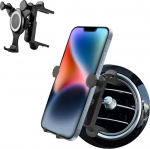 Autotelefoni hoidik Mercedes Benz A B C E S Mini Cooper Audi-TT Ford Jeep Suzuki Mustang Wrangler Swift &uuml;mmargune &otilde;huventilaator k&otilde;igile &uuml;mmargustele &otilde;huventilaatoritele iPhone 16 15 14 Pro Max Galaxy