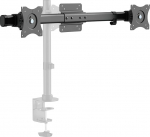conecto Dual Monitor Mount for 2 Monitori 13-27 tolli kallutatav p&ouml;&ouml;rlev adapter pikendus laua kinnituse stend seinakinnitus kaablijuhtimine Max. 10 kg VESA 100 x 100
