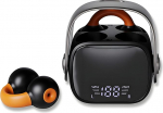 K&otilde;rvaklamber Bluetooth k&otilde;rvaklapid juhtmevabad avatud k&otilde;rvaklapid LED-ekraaniga - valutu spordi k&otilde;rvaklapid Mini Bone Conduction avatud k&otilde;rvaklapid juhtmevabad jooksmiseks, treeninguks, treeninguks - mustad
