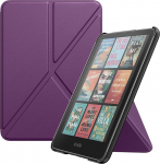 MoKo &uuml;mbris 7-tollisele Amazon Kindle Paperwhite 12. p&otilde;lvkond 2024, Kindle Colorsoft 2024/2025, Origami Stand Case magnetilise PC tagakattega, mitte Kobo Libra jaoks, s&uuml;gavlilla v&auml;rvusega