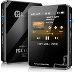 HIFI WALKER H2 Touch MP3 m&auml;ngija Bluetooth 2,4-tollise puuteekraaniga, DSD DAC HiFi Lossless Sound, kaasaskantav helim&auml;ngija e-raamatu ja salvestusfunktsiooniga, 64 GB m&auml;lukaart, laiendatav kuni 512 GB-ni