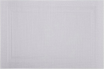 AMDXD Tischset Elegant Quadratisch 4er Set, PVC Platzsets Abwaschbar F&uuml;r Weihnachten Rechteckig Anti-Rutsch, Tisch-Sets Silber f&uuml;r Zuhause Restaurant Speisetisch, 45x30CM