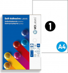 Ilmastikukindlad kileetiketid DIN A4 210 x 297 mm 25 etiketti 25 lehel - valge - tr&uuml;kitav laserprinteritele - kleebitavad etiketid - kilekleebised