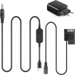 DMW-DCC12 USB-C Adapter Power Cord BLF19E BLF19PP Dummy Battery Coupler PD Adapter Kit for Panasonic Lumix DMC-GH5 GH5 GH5m GH4 GH4K GH3 GH3K G9 Cameras