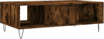 vidaXL kohvilaud suitsutatud tammepuust 104 x 60 x 35 cm Puidu materjal