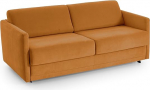 ATLANTIC home collection diivanvoodi Lime, kvaliteetne polsterdatud, safran, p&uuml;siv magamiskoht 140/200 magamisalaga, 193 x 93 x 90 cm (B x S x K x K)