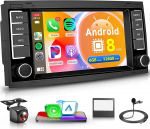 8 Core 6G + 128G Android autoradio VW Touareg 2004-2011 VW Transporter T5 Multivan 2004-2009 Traadita Carplay Android auto 7-tolline raadio GPS WiFi Bluetooth FM/RDS/DSP EQ/SWC Tagasivaate kaamera