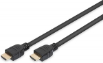 DIGITUS HDMI kaabel - HDMI 2.1-5m - UHD-II 8k 60Hz - UHD 4k 120Hz - Ethernet kanaliga - m&auml;ngukonsoolidele, telerile, projektorile - kullatud kontaktid - versioon 1 - must