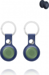 Motorola Smart Tag PU-nahast &uuml;mbris koos v&otilde;tmehoidjaga Anti-Lost Design Sinine 2 Pack