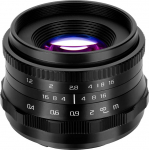 JINTU 35 mm F1.2 Large Opening Manual Prime Lens APS-C Compatible with Sony E-Mount Mirror Rose Cameras A6000 A6100 A6600 A6400 A6500 A5000 A5100 A6300 NEX 3 5R A7IV A7II A7III A7RIII Black