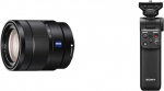 Sony SEL-1670Z Zeiss Standard Zoom objektiiv must ja GP-VPT2BT Bluetooth k&auml;epide must