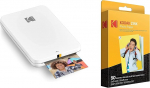 KODAK Step Slim Mobile Instant Print Printer - Print 2" x 3" photos wirelessly on zinc paper with iOS and Android devices