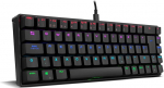 Ozone Gaming Gear Taktikaline mehaaniline klaviatuur ilma numbrilise klaviatuurita Bluetooth l&uuml;litid Outemu Red RGB LED valgustus Vaikne Hispaania QWERTY paigutus Must