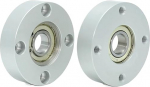 Einzellager mit rundem Geh&auml;use mit 1 St&uuml;ck Aluminiumflansch mit Geh&auml;usen Direkte Montage Ring ohne Schnalle (MT164-6206ZZ-23-30)