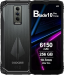 DOOGEE Blade10 Pro Energy Outdoor mobiiltelefon Android 15, 6GB RAM + 256GB ROM, 6150mAh, 6,56-tolline HD+ 90Hz IPS, 50MP AI kaamera, Octa-Core, Dual SIM, NFC, Outdoor nutitelefon ilma lepinguta, 2025
