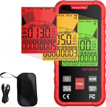 EMF-kiirguse detektor, kaasaskantav kiirguse detektor EF/MF/RF andmete kuvamisega, pihu EMF-tester LED-ekraaniga ja C-t&uuml;&uuml;pi laadimisportiga, ideaalne koduseks ja v&auml;litingimustes kasutamiseks