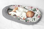 Multifunctional Cuddly Nest Cocoon Baby Nest for Babies and Infants, Cot Bumper, Travel Cot, 100% Cotton, Anti-Allergic