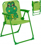 Relaxdays Laste kokkupandav matkatool konnamotiiviga, K x S x M: 51,5 x 36 x 37,5 cm, V&auml;litingimustes kasutatav piknikutool, kokkupandav tool, v&auml;rviline