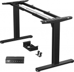 HUANUO k&otilde;rgusreguleeritav lauaraam harjadeta mootoriga, 100 kg kandev&otilde;ime, lauajalad, lauaraam, reguleeritav k&otilde;rgus 110 x 200 cm lauaplaadile, ainult raamiga.